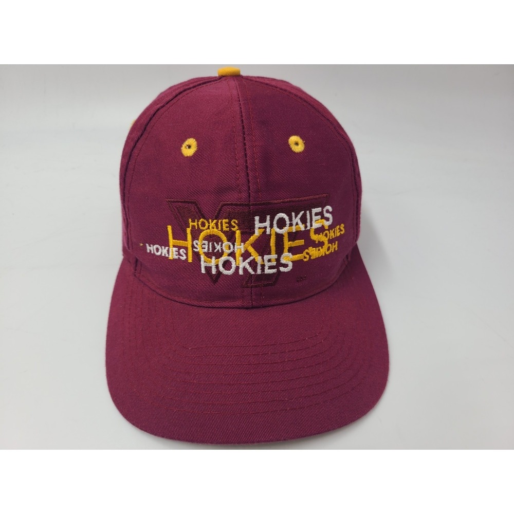 Vintage Virginia Tech Hokies Top of the World‎ Snapback Hat Cap Men Women NCAA